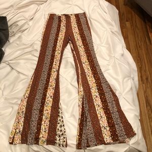 Forever 21 hippie bell bottom pants